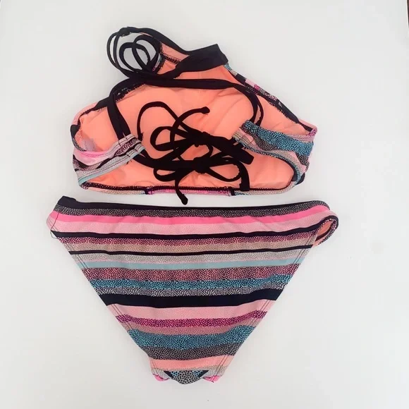 Xhilaration 2 pc swim bikini multicolor size S - Picture 2 of 8